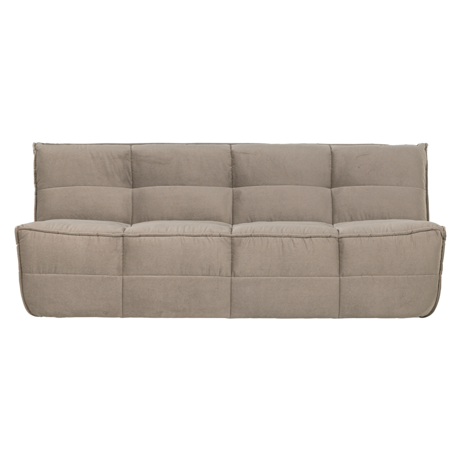vtwonen Cluster 3-seters sofa Velvet Warm Taupe
