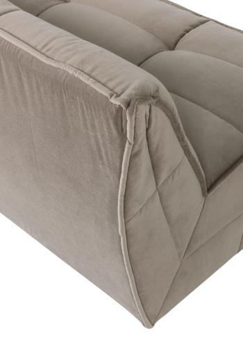 vtwonen Cluster 3-seters sofa Velvet Warm Taupe