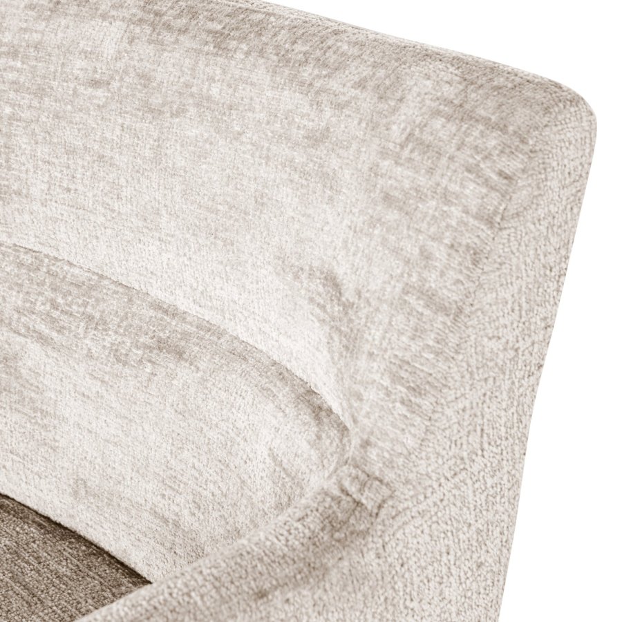 WOOOD Kam matstol med armst&ouml;d i off-white