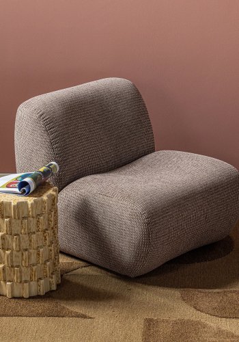 WOOOD Axu dekorativt sidebord �35x45 cm keramikk sand