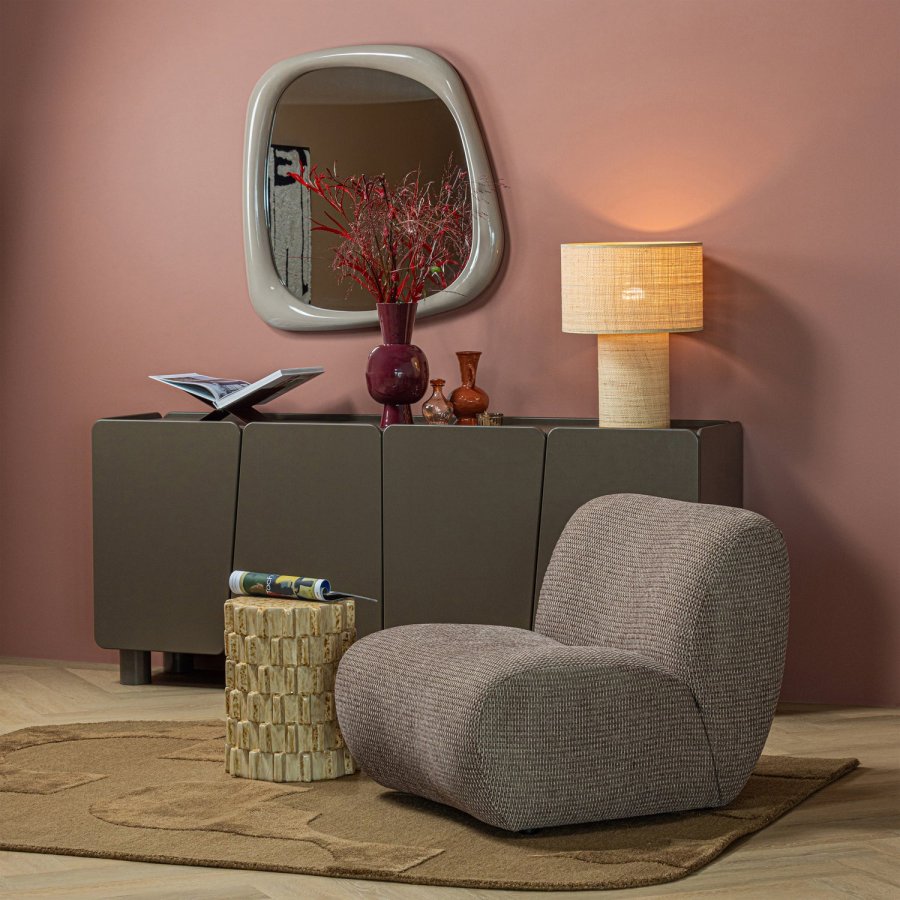 WOOOD Axu dekorativt sidebord �35x45 cm keramikk sand