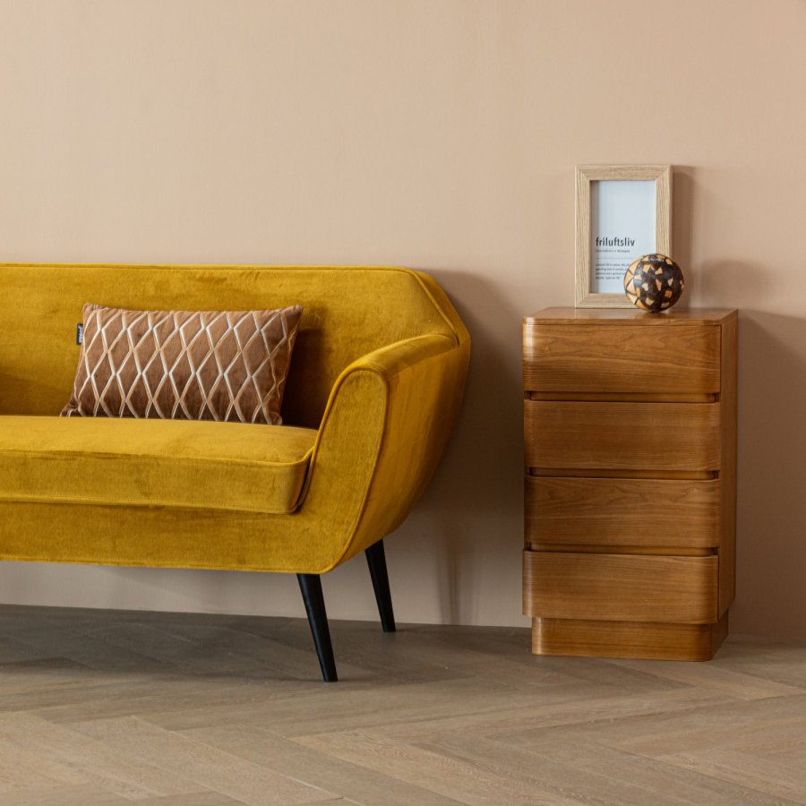 WOOOD Fejo Kommode med 4 skuffer MDF Brun [Fsc]