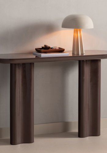 WOOOD Evara sidebord tre h�yglans m�rk brun [Fsc]