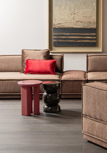 WOOOD Orivo sidebord tre h�yglans r�d/rosa [Fsc]