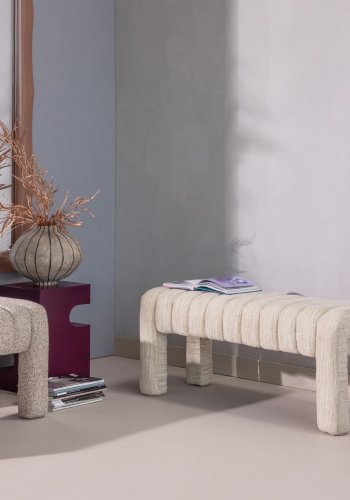 WOOOD Frex kl�dd b�nk Boucle Natural [Fsc]