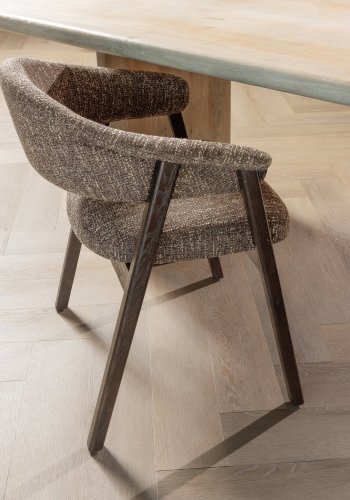 WOOOD Tunar Matstol Med Armst�d Tr� Brun [Fsc]