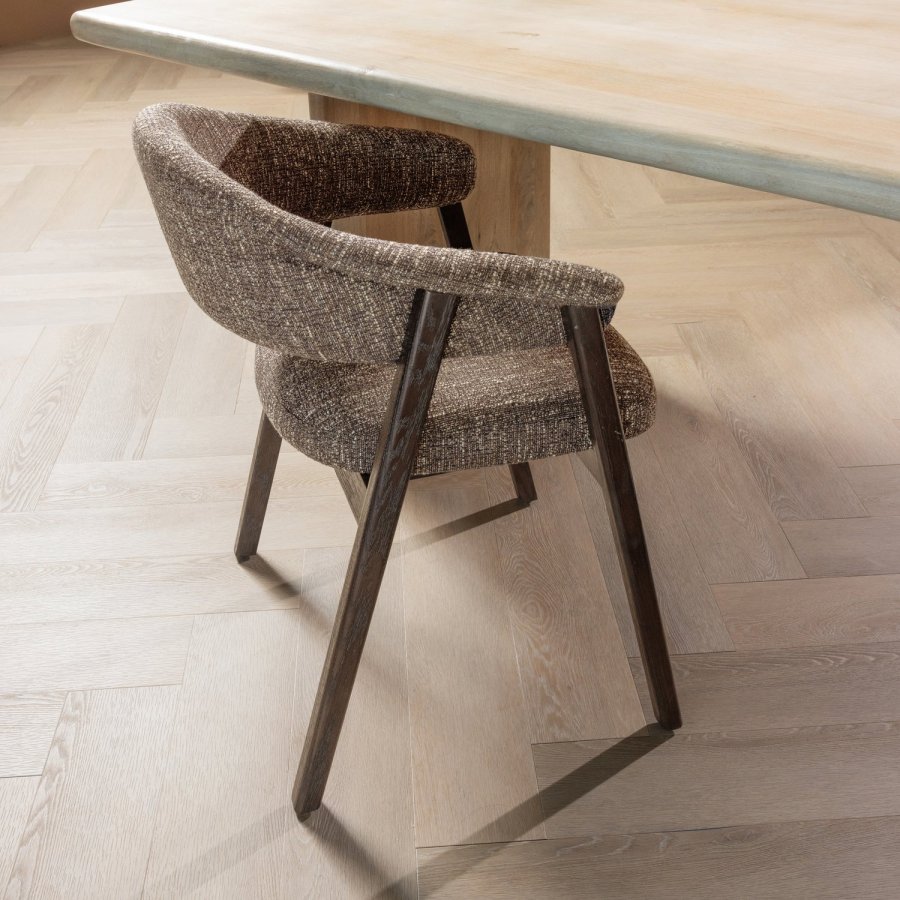 WOOOD Tunar Matstol Med Armst&ouml;d Tr&auml; Brun [Fsc]