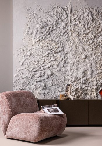 WOOOD Nomu Lenestol Craquele Velour Rosa [Fsc]