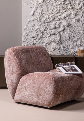 WOOOD Nomu Lenestol Craquele Velour Rosa [Fsc]