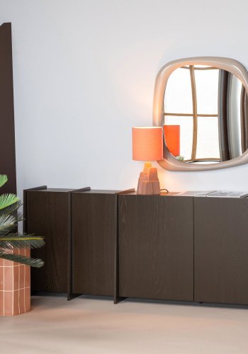 WOOOD Brock sk�nk 200 cm askfaner mellanbrun [Fsc]