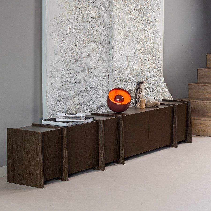 WOOOD Brock TV-skap 102 cm askefiner mellombrun [Fsc]