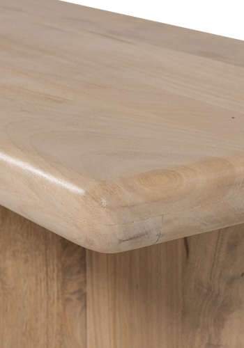 WOOOD Ato spisebenk 220x45 cm naturlig mangotre