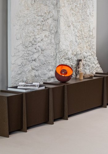WOOOD Brock TV-sk�p 200 cm askfaner mellanbrun [Fsc]