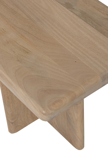 WOOOD Ato spisebenk 220x45 cm naturlig mangotre