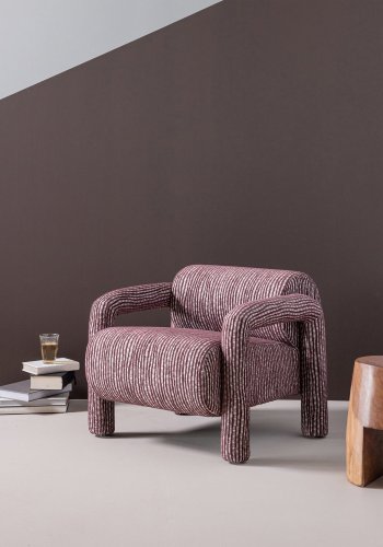 WOOOD Lenny lenestol med design bordeauxr�d
