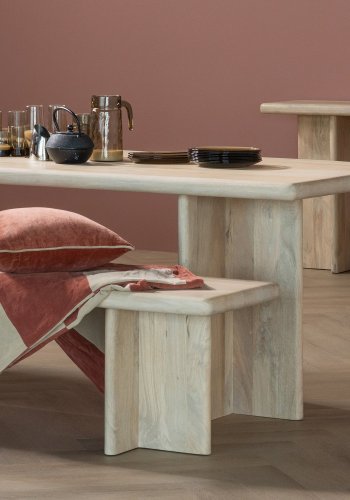WOOOD Ato spisebord 180x90 cm mangotre naturlig