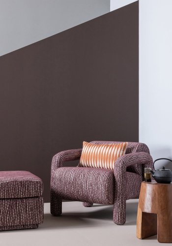 WOOOD Lou Hocker Med Design Bordeauxr�d [Fsc]