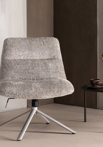 WOOOD S�ren justerbar snurrstol ull gr�