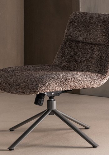 WOOOD S�ren justerbar snurrstol ull brun