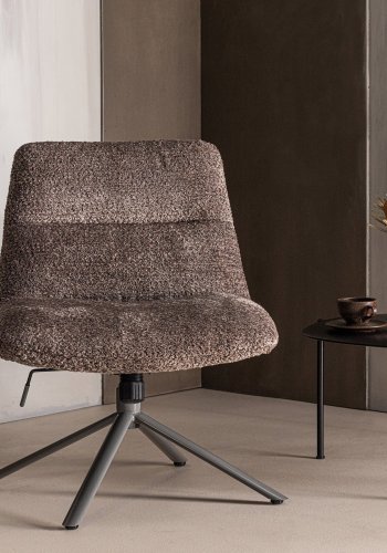 WOOOD S�ren justerbar snurrstol ull brun