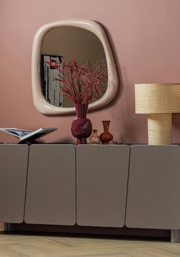 WOOOD Syro bordlampe raffia naturfarget 55x42 cm