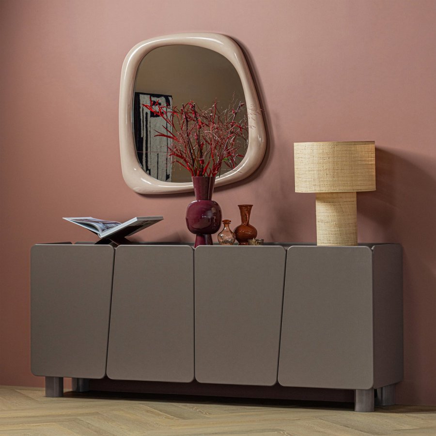 WOOOD Syro bordlampe raffia naturfarget 55x42 cm