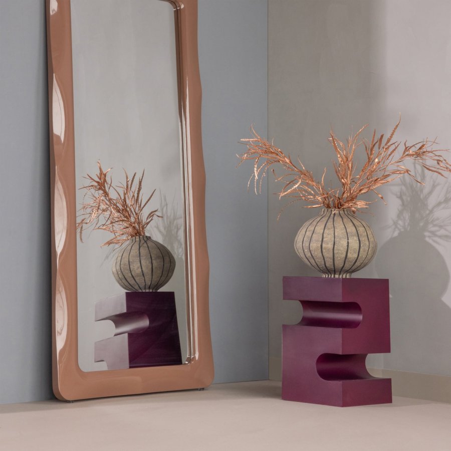 WOOOD Jessa sidebord metall lilla/brun