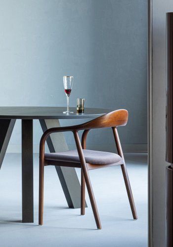 WOOOD Bran Matstol Boktr� Velour Brun [Fsc]