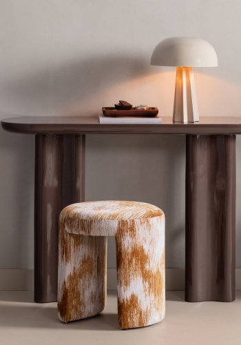 WOOOD Charlie trukket krakk teksturert karamellbrun [Fsc]