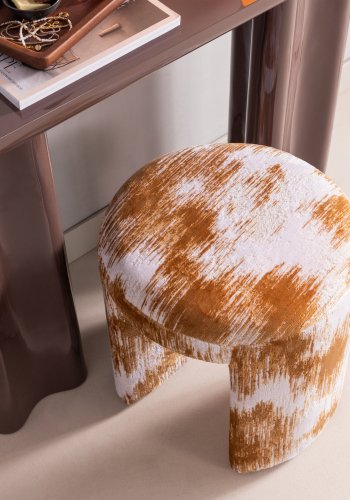 WOOOD Charlie trukket krakk teksturert karamellbrun [Fsc]