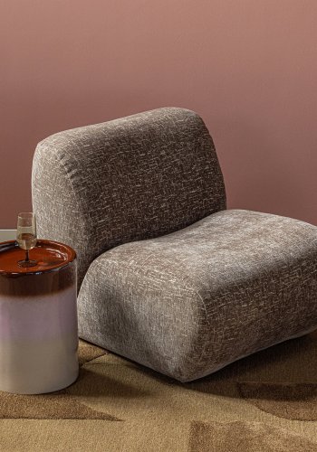 WOOOD Ollo dekorativt sidebord �35x44 cm keramikk rosa/brun