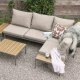 WOOOD Zaro tr&auml;dg�rdsmodul&auml;r loungegrupp metall/polywood beige