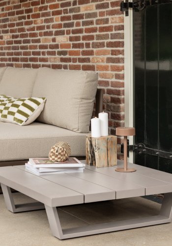 WOOOD Bear Garden salongbord aluminium sand