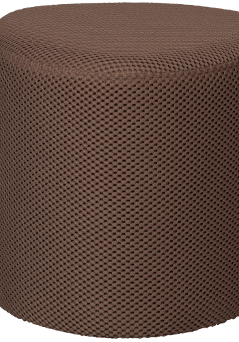 WOOOD PUUK POUF NETT ESPRESSO 38x40x40CM