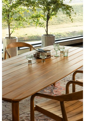 WOOOD Kris hagebord 215x90 cm akasietre naturlig [Fsc]