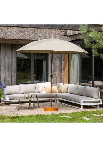 WOOOD Monica tr�dg�rdsparasollfot 37 x 49 cm naturf�rgad