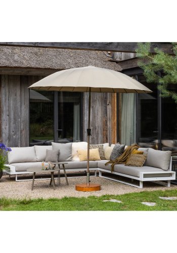 WOOOD Monica tr�dg�rdsparasollfot 37 x 49 cm naturf�rgad
