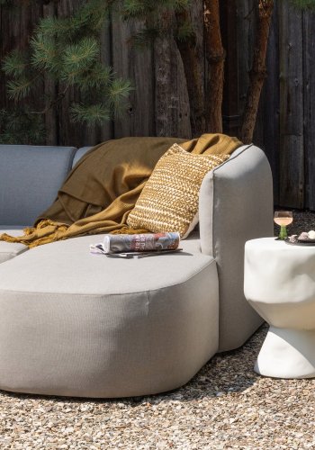 WOOOD Aur hagebord i forsterket fiber, naturlig