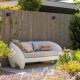 WOOOD Viale Garden 2-seters loungesofa i forsterket fiber, naturfarget