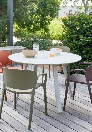 WOOOD Auke hagebord aluminium t�kete 75x120cm