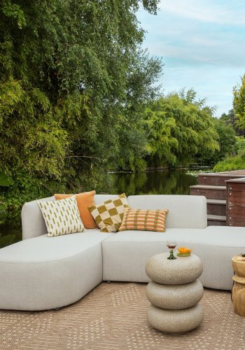 WOOOD Orio tr�dg�rdsstol f�rst�rkt fiber r�d/brun