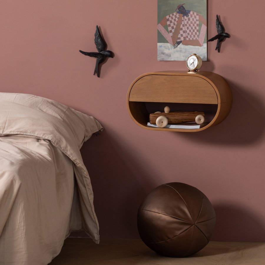 WOOOD Rodeo Ball Pute Liten Metallisk Varm Brun