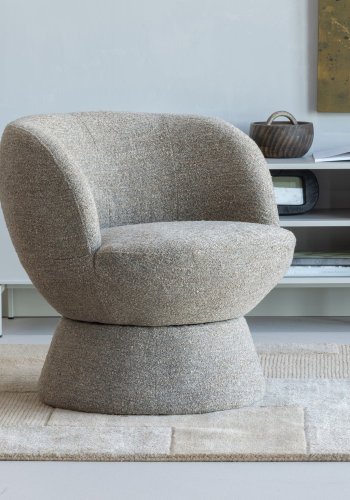 WOOOD Shuffle svingstol brun melange