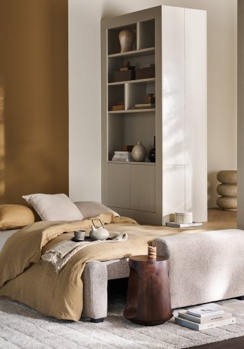 vtwonen Natt & Dag 3-personers b�ddsoffa Naturmelerad