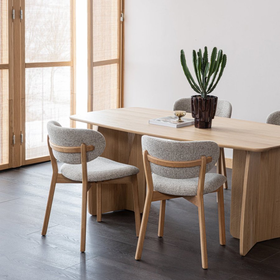 WOOOD Udar lenestol naturlig med treramme naturlig