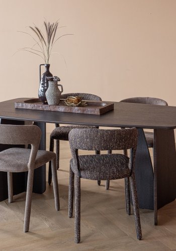 WOOOD Noble Matstol M�rkbrun Melange
