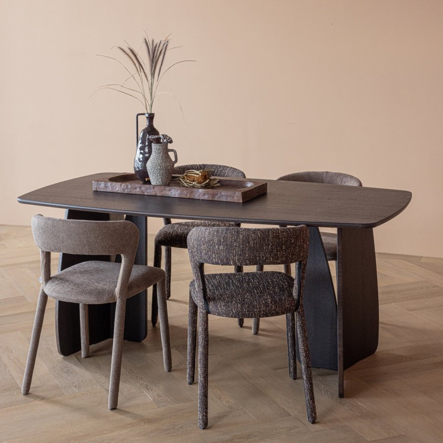 WOOOD Noble Matstol M&ouml;rkbrun Melange