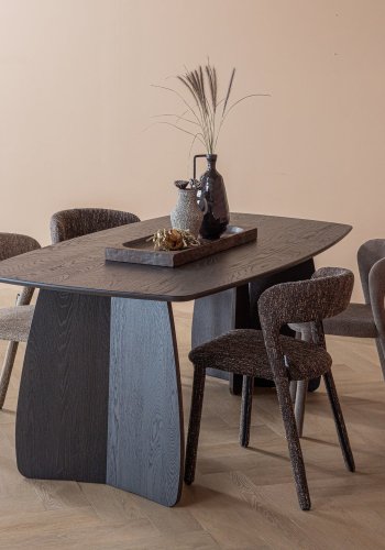 WOOOD Noble Matstol M�rkbrun Melange