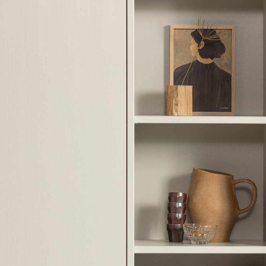 WOOOD Valerie Vase Aluminium Sand