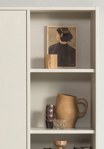 WOOOD Valerie Vase Aluminium Sand
